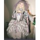 Classical Puppets Stripes and Checks - Runaway Princess One Piece Shorts and Headbow Set(Leftovers Stock/Stock is low/Full Payment Without Shipping)